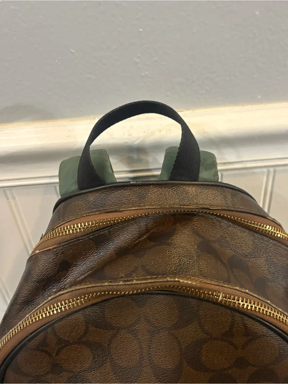 Coach compact backpack
